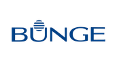 Logotipo azul da Bunge, cliente da Emkorp em projetos de manutenção e infraestrutura industrial.