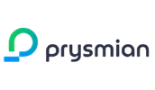 Logotipo da Prysmian, multinacional parceira da Emkorp em reformas e manutenção de instalações industriais.